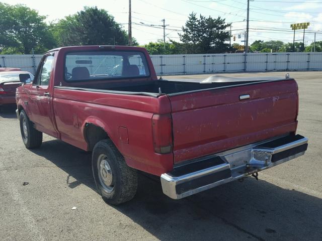 1FTEF25Y1RNA70220 - 1994 FORD F250 RED photo 3