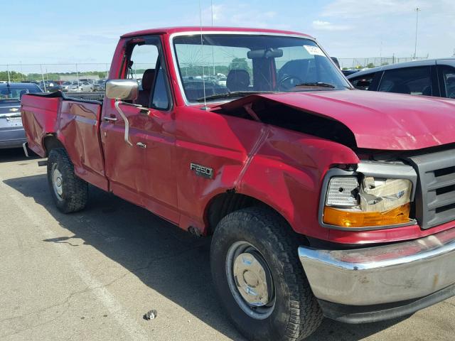 1FTEF25Y1RNA70220 - 1994 FORD F250 RED photo 9