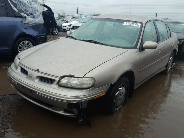 1G3NB52J5X6341727 - 1999 OLDSMOBILE CUTLASS GL BEIGE photo 2