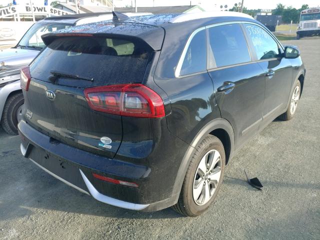 KNDCB3LC4J5124310 - 2018 KIA NIRO FE BLACK photo 4