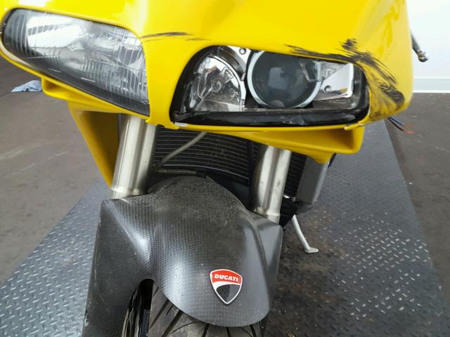 ZDM1SB5T6YB007035 - 2000 DUCATI 996 S YELLOW photo 12