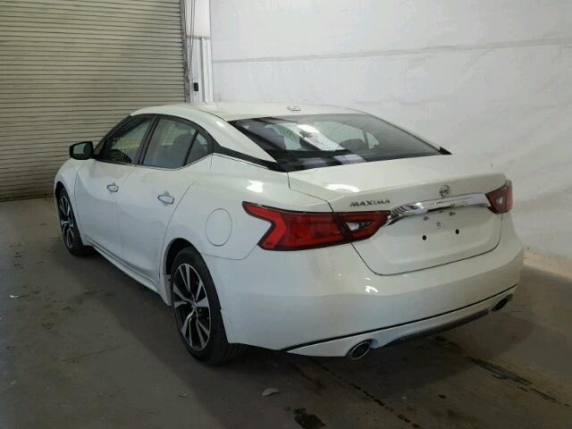 1N4AA6APXHC446320 - 2017 NISSAN MAXIMA 3.5 WHITE photo 3