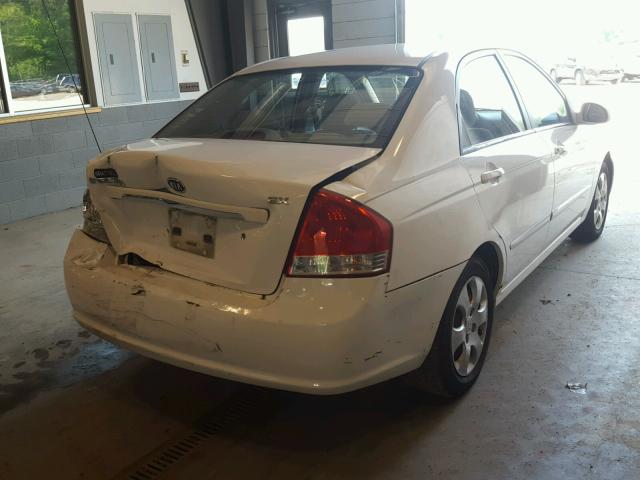 KNAFE121575432066 - 2007 KIA SPECTRA EX WHITE photo 4