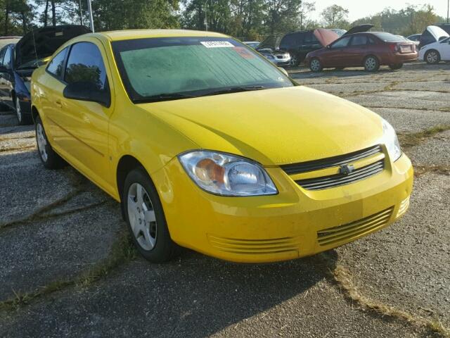 1G1AK15FX77388012 - 2007 CHEVROLET COBALT YELLOW photo 1