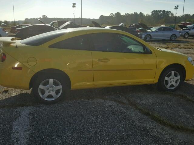 1G1AK15FX77388012 - 2007 CHEVROLET COBALT YELLOW photo 10