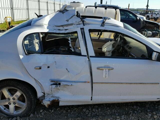 1G1AZ58F667731444 - 2006 CHEVROLET COBALT LTZ WHITE photo 9