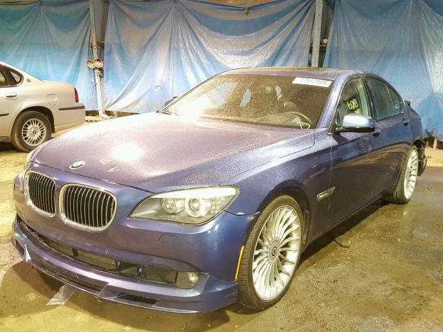 WBAKA8C56BC446874 - 2011 BMW ALPINA B7 BLUE photo 2