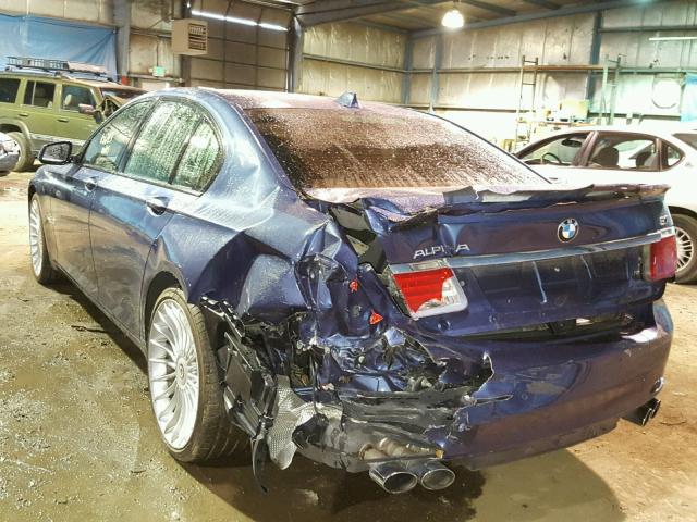 WBAKA8C56BC446874 - 2011 BMW ALPINA B7 Синий фото 3