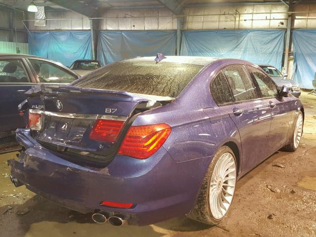 WBAKA8C56BC446874 - 2011 BMW ALPINA B7 Синий фото 4