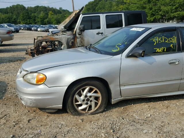 1G2NF52E14M689057 - 2004 PONTIAC GRAND AM S SILVER photo 9