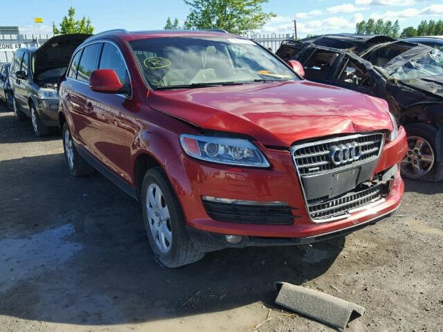 WA1BY74L47D066174 - 2007 AUDI Q7 3.6 QUA RED photo 1