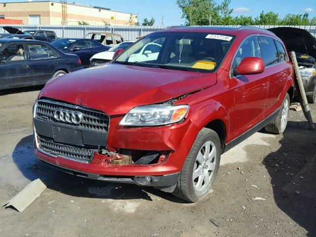 WA1BY74L47D066174 - 2007 AUDI Q7 3.6 QUA RED photo 2