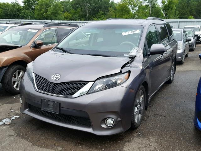 5TDXK3DC0BS062514 - 2011 TOYOTA SIENNA SPO GRAY photo 2