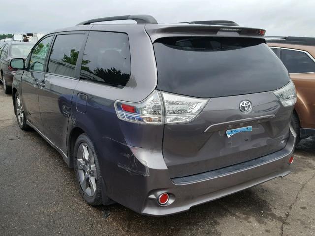 5TDXK3DC0BS062514 - 2011 TOYOTA SIENNA SPO GRAY photo 3