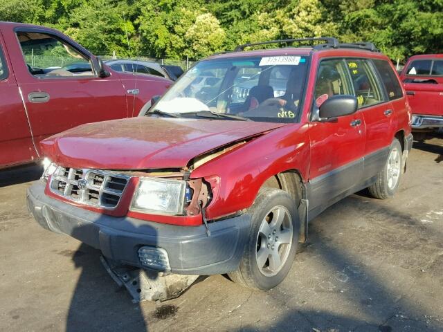JF1SF6556YH715902 - 2000 SUBARU FORESTER S 红色 照片 2