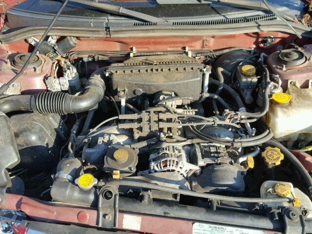 JF1SF6556YH715902 - 2000 SUBARU FORESTER S 红色 照片 7