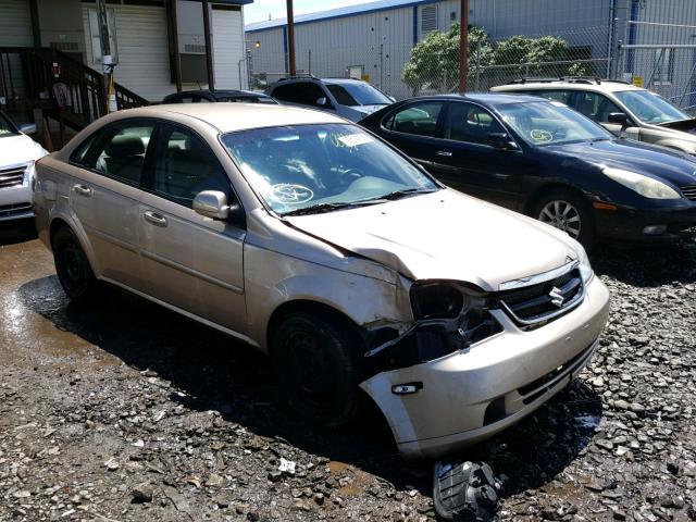 KL5JD56Z67K619363 - 2007 SUZUKI FORENZA BA BEIGE photo 1