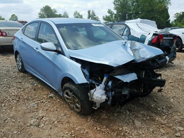 KMHCT4AE6DU515679 - 2013 HYUNDAI ACCENT GLS BLUE photo 1