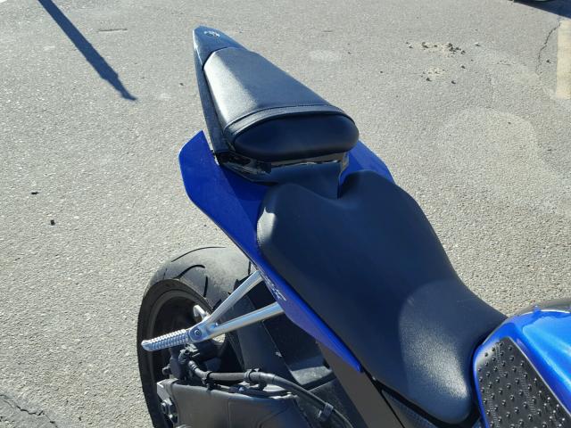 JYARJ16E89A015524 - 2009 YAMAHA YZFR6 BLUE photo 6