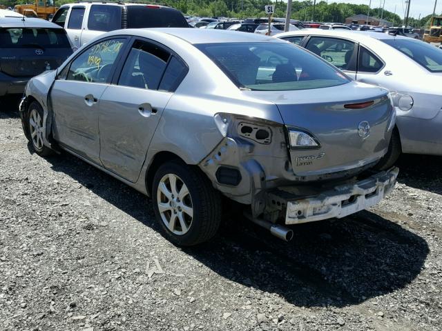 JM1BL1SG4A1337329 - 2010 MAZDA 3 I SILVER photo 3