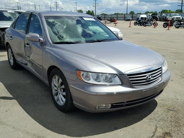 KMHFC46F47A224540 - 2007 HYUNDAI AZERA SE GRAY photo 1