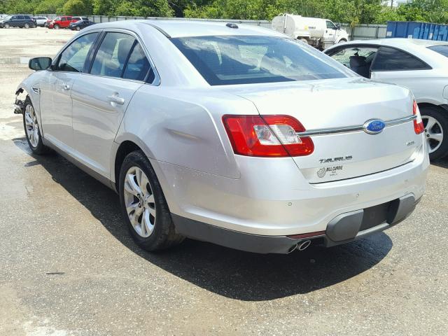 1FAHP2EW6BG180673 - 2011 FORD TAURUS SEL SILVER photo 3