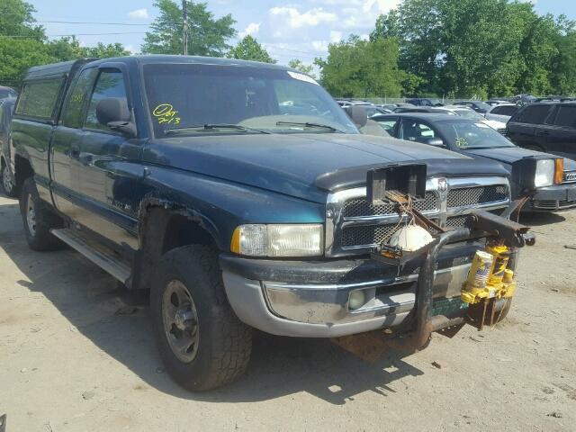 3B7HF13Y1XG137897 - 1999 DODGE RAM 1500 GREEN photo 1