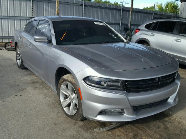 2C3CDXHG1HH518531 - 2017 DODGE CHARGER SX SILVER photo 1