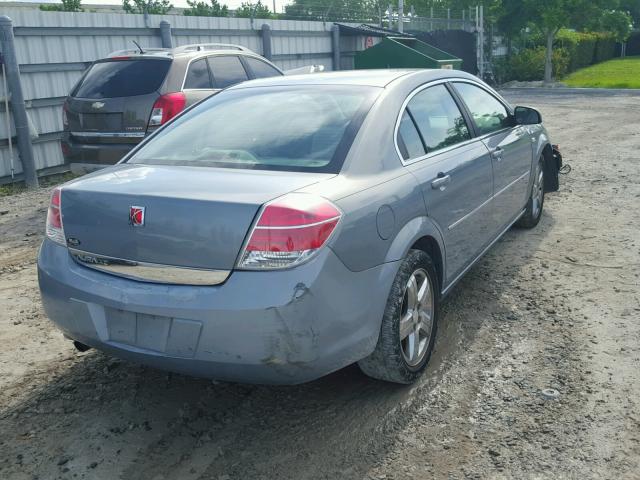 1G8ZS57B68F197992 - 2008 SATURN AURA XE BLUE photo 4