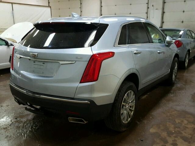 1GYKNBRS7HZ314207 - 2017 CADILLAC XT5 LUXURY BLUE photo 4