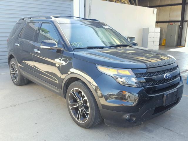 1FM5K8GT1EGC01866 - 2014 FORD EXPLORER S BLACK photo 1