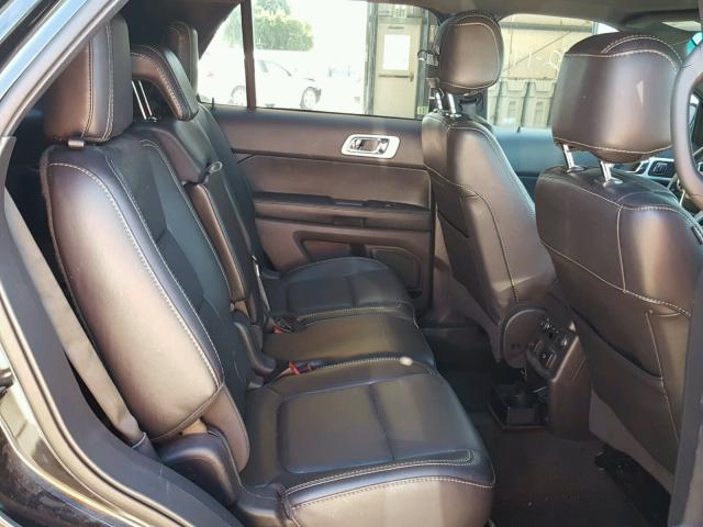 1FM5K8GT1EGC01866 - 2014 FORD EXPLORER S BLACK photo 6