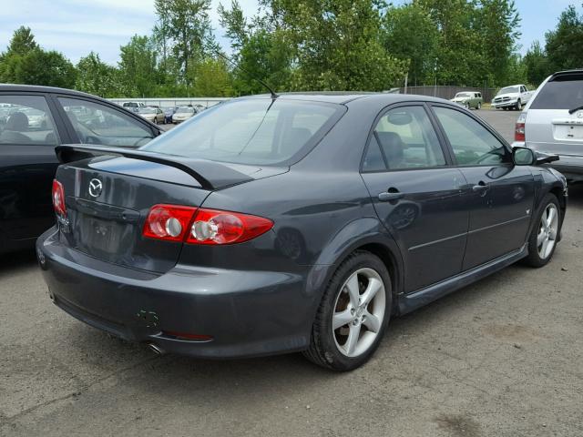 1YVHP80D655M21001 - 2005 MAZDA 6 S GRAY photo 4