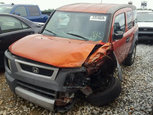 5J6YH18375L014123 - 2005 HONDA ELEMENT LX ORANGE photo 2