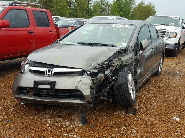 1HGFA16988L011830 - 2008 HONDA CIVIC EXL 灰色 照片 2