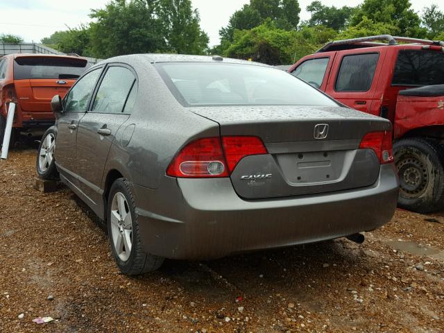 1HGFA16988L011830 - 2008 HONDA CIVIC EXL 灰色 照片 3
