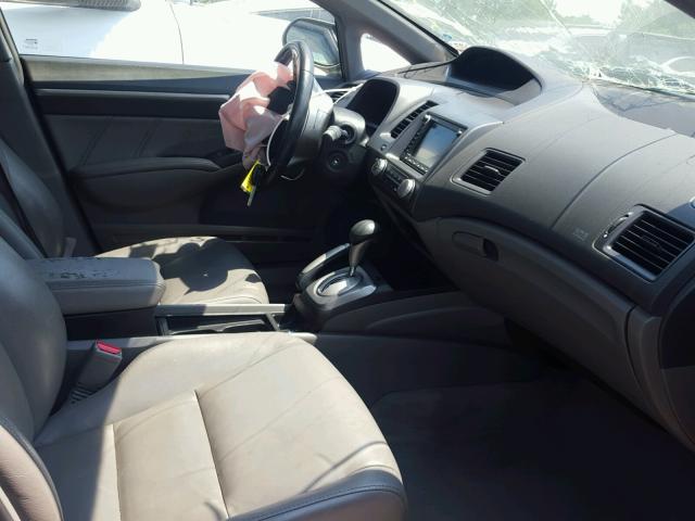 1HGFA16988L011830 - 2008 HONDA CIVIC EXL 灰色 照片 5