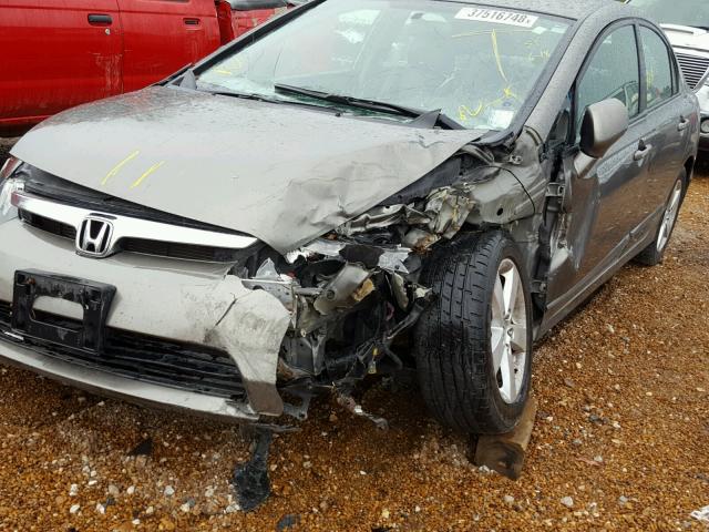 1HGFA16988L011830 - 2008 HONDA CIVIC EXL 灰色 照片 9