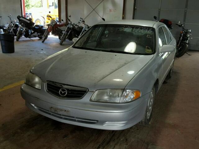 1YVGF22C615235100 - 2001 MAZDA 626 ES SILVER photo 2