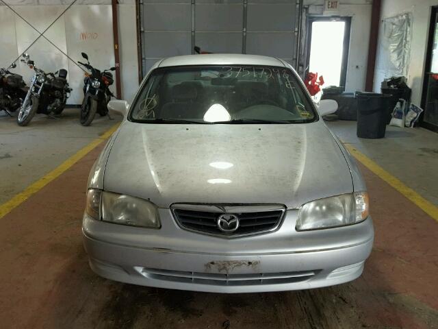 1YVGF22C615235100 - 2001 MAZDA 626 ES SILVER photo 9