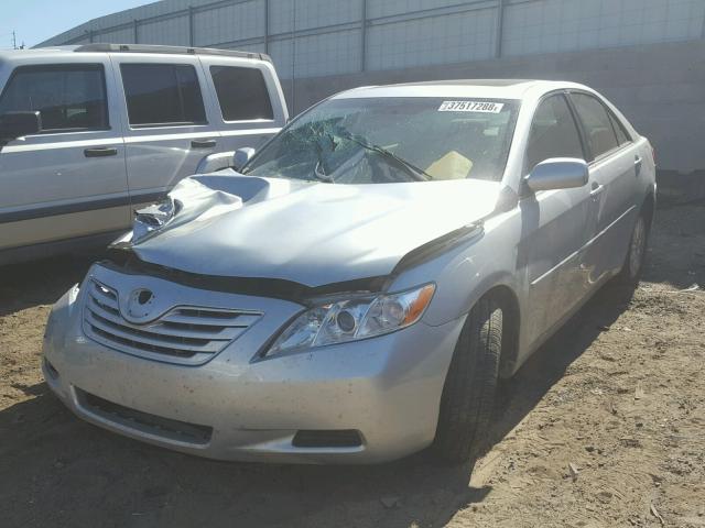 4T1BE46K27U550115 - 2007 TOYOTA CAMRY CE/L SILVER photo 2