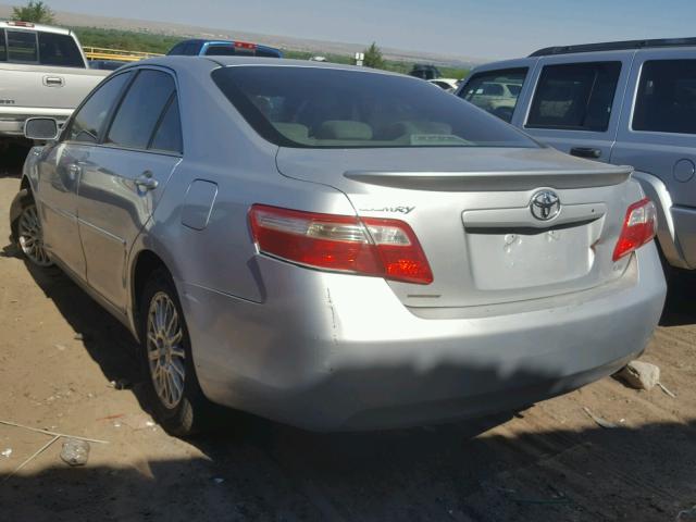 4T1BE46K27U550115 - 2007 TOYOTA CAMRY CE/L SILVER photo 3