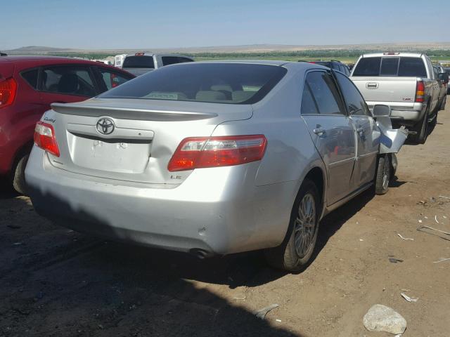 4T1BE46K27U550115 - 2007 TOYOTA CAMRY CE/L SILVER photo 4