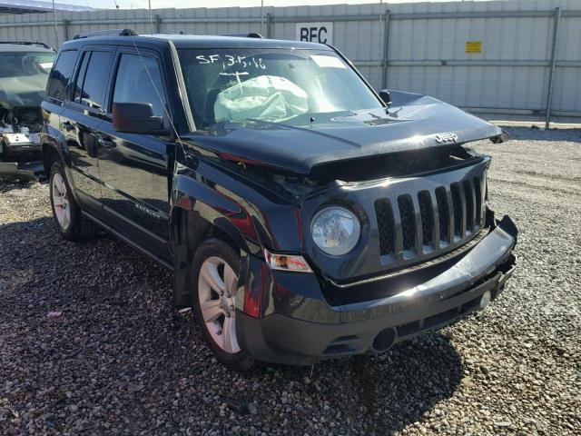 1C4NJPCB2CD589820 - 2012 JEEP PATRIOT LI BLACK photo 1