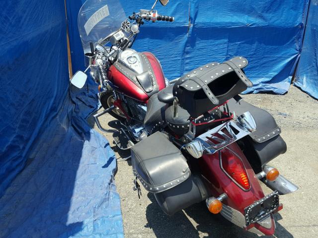 1HFSC52025A203540 - 2005 HONDA VT1300 S RED photo 3