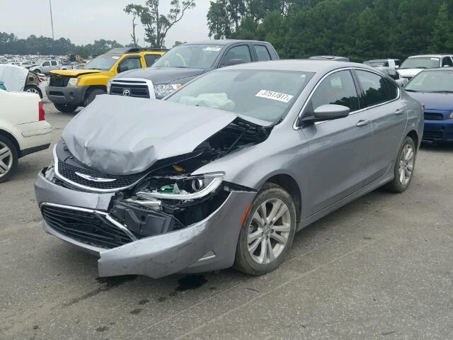 1C3CCCAB9FN670992 - 2015 CHRYSLER 200 LIMITE SILVER photo 2