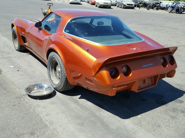 1Z8789S413263 - 1979 CHEVROLET CORVETTE 2 ORANGE photo 3