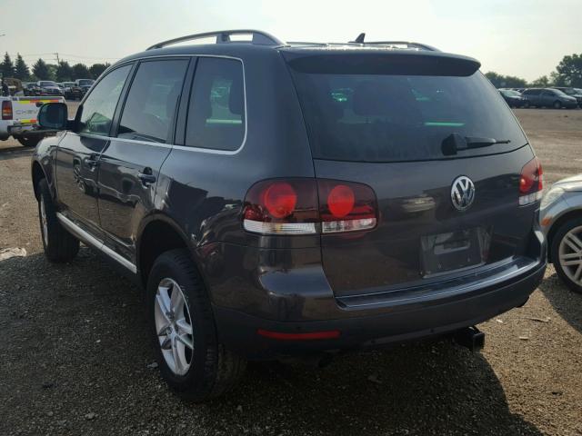 WVGBE77L89D021182 - 2009 VOLKSWAGEN TOUAREG 2 CHARCOAL photo 3