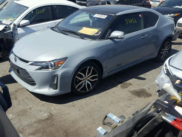 JTKJF5C76FJ013260 - 2015 TOYOTA SCION TC 灰色 照片 2