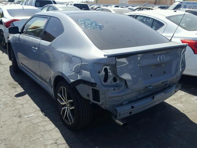 JTKJF5C76FJ013260 - 2015 TOYOTA SCION TC 灰色 照片 3